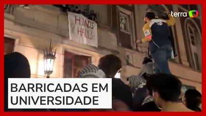 Alunos ocupam campus da Universidade de Columbia em ato pró-Palestina nos EUA