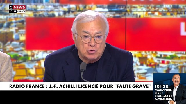 C'est une honte pour notre métier ! : Pascal Praud s'en prend à Radio France après le licenciement de Jean-François Achilli