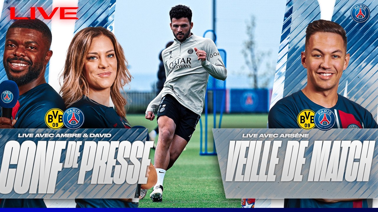 ️Replay : Borussia Dortmund - Paris Saint-Germain : J-1 en direct de Dortmund