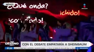 Xóchitl Gálvez asegura que luego del segundo debate presidencial ya empató a Sheinbaum