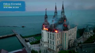 Rusia bombardea el 'castillo de Harry Potter’ de Odesa
