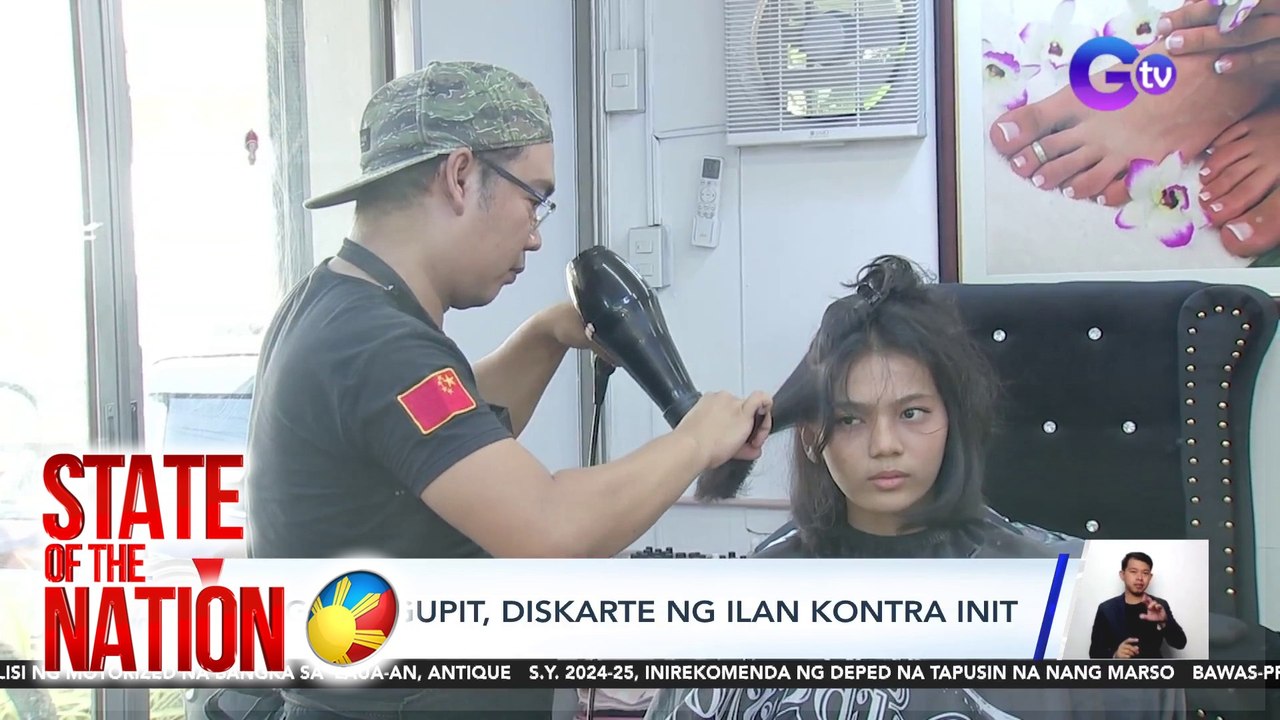 Pagpapagupit, diskarte ng ilan kontra init | SONA
