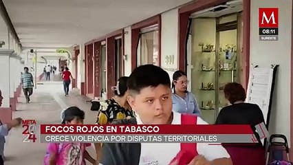 Alerta roja en Tabasco debido a ola de violencia por disputas territoriales