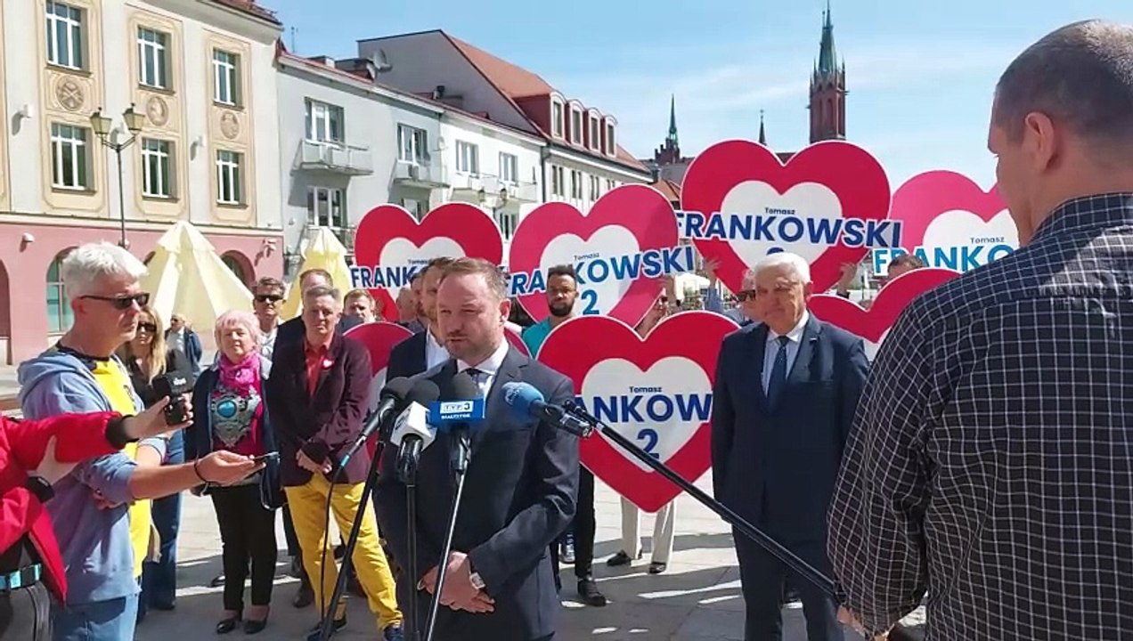 Konferencja Tomasza Frankowskiego w Białymstoku