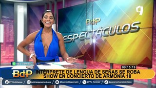 Intérprete de lengua de señas se roba el show en concierto de cumbia: conozca más sobre Ruth Escarza y sus colegas