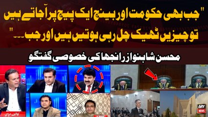 "Jab Bhi Govt aur Bench aik Page par Ajatey Hain to Cheezein Theek Chal Rahi Hotin hain aur jab..."Mohsin Shahnawaz Ranjha's Statement