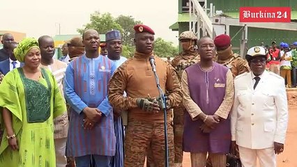 Burkina : Le Capitaine Ibrahim Traoré inaugure une usine à Bobo-Dioulasso