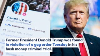 Judge Threatens Trump With Incarceration, Fines Him For Violating Gag Order: 