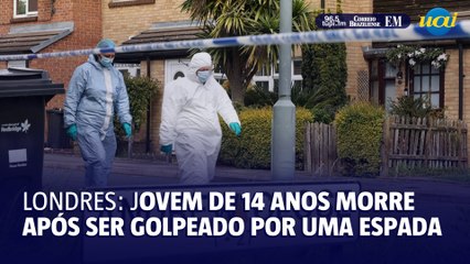 Homem mata jovem de 14 anos com espada em Londres