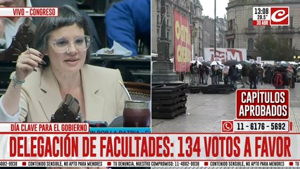 Gisela Marziotta: "La más perjudicadas por la aprobación de la Ley Bases somos las mujeres"
