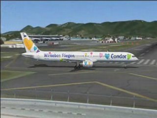 take-off 757 St marteen