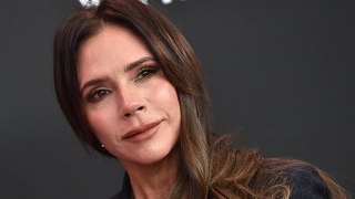 Victoria Beckham still walking on crutches as she continues to recover from injury
