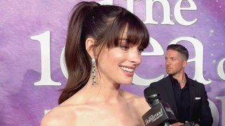 Anne Hathaway Gets Emotional, Compares 'The Idea of You' Premiere to 'The Princess Diaries' | THR Video