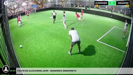 Faute de Alexandre Jahn - SIMMONS & SIMMONS FC