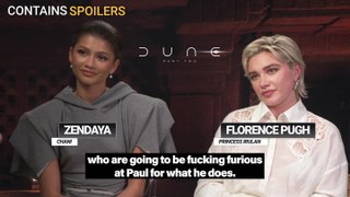 Zendaya And Florence Pugh Tell Us How They Really Feel About Paul’s Decisions At The End Of 'Dune Part 2'