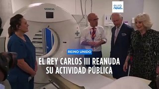 El rey Carlos III reanuda su actividad pública con la visita a un centro oncológico
