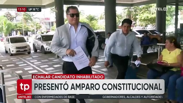 Judiciales: Rajiv Echalar, abogado inhabilitado presenta amparo en el palacio de justicia