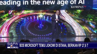 Jokowi Temui Bos Microsoft, Beri Investasi Rp 27,6 Triliun serta Sebut Akan Bangun Pusat Data dan AI