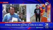 ¡Terrible! Niño de 9 años quedó gravemente herido tras ser atacado por perro pitbull en SMP