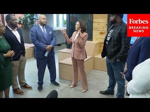VP Harris Speaks To Business Leaders At Russell Innovation Center For Entrepreneurs In Atlanta