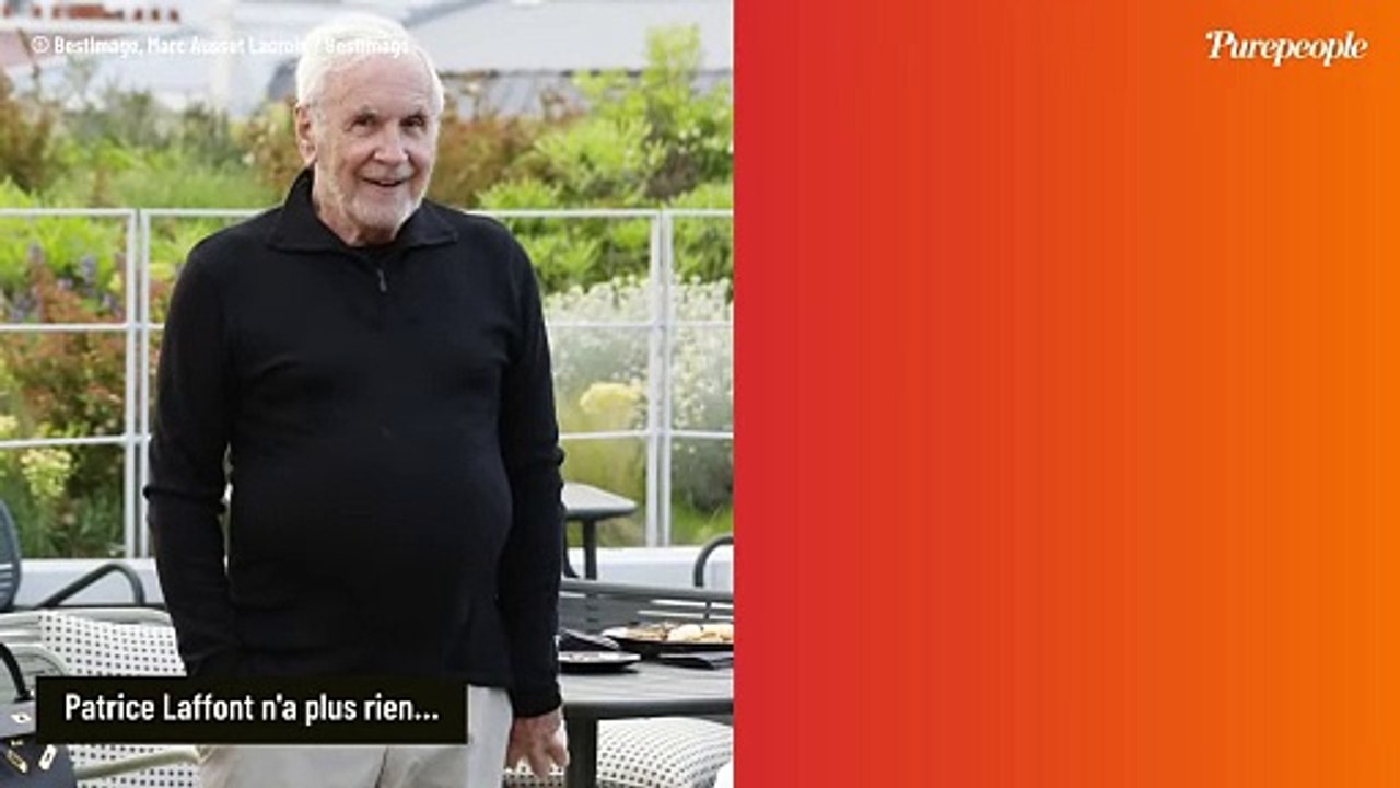 "Je n'ai rien, rien, rien. Pas une maison, pas un appartement" : Patrice Laffont évoque ses problèmes d'argent à 84 ans
