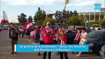 La previa de Estudiantes - Boca: los hinchas del Pincha en el Kempes