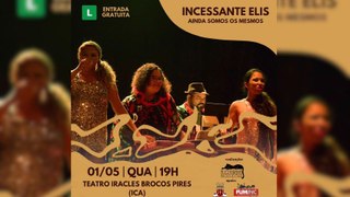 Espetáculo com artistas paraibanos homenageia Elis Regina no Teatro Íracles Pires, em Cajazeiras