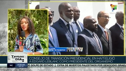 Consejo presidencial de transición de Haití  nombró a Edgard Leblanc presidente del organismo