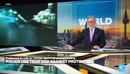 Crackdown on 'Russian-law' protesters in Georgia