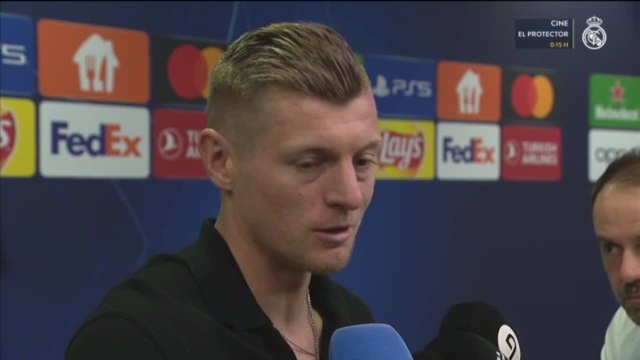 Zona mixta de Toni Kroos, post Bayern vs. Real Madrid