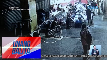 Lalaking nakaupo sa bangketa sa EDSA, patay matapos saksakin | UB