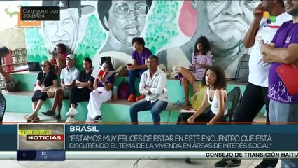 En Brasil, líderes conversaron situación habitacional en Pernambuco