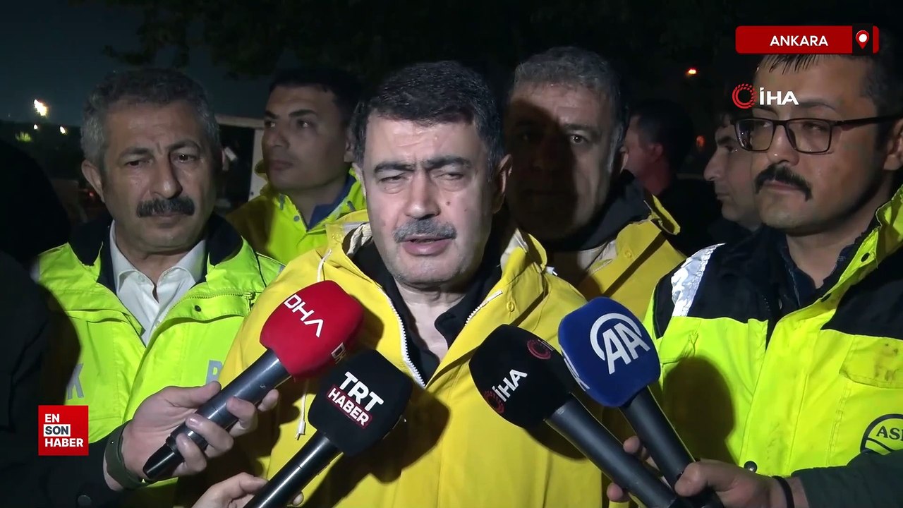Ankara'da sel felaketi: Vasip Şahin son durumu...