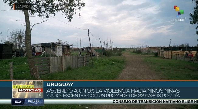 Se incrementa la violencia de niños, niñas y adolescentes en Uruguay