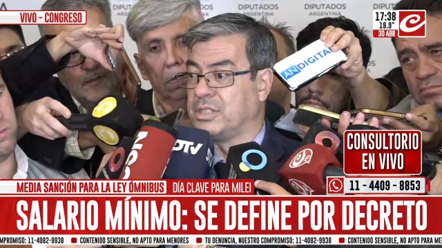 Germán Martínez, tras el debate en diputados: Somos los únicos coherentes