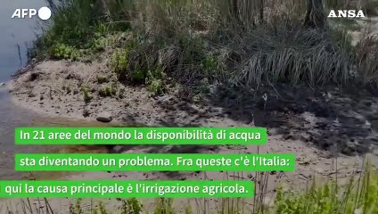 L'Italia nella mappa globale della siccita' per colpa dell'agricoltura