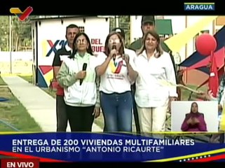 GMVV entrega 200 viviendas dignas a familias en el Urb. "Antonio Ricaurte" del edo. Aragua