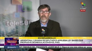 Argentinos manifiestan preocupación por media sanción de paquete de leyes neoliberales