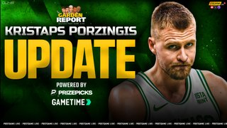 Celtics center Kristaps Porzingis is expected to miss at least several games due to a right soleus strain. In response to this news, CLNS Media's Bobby Manning and John Zannis will go LIVE for a Garden Report to discuss the implications for the team.