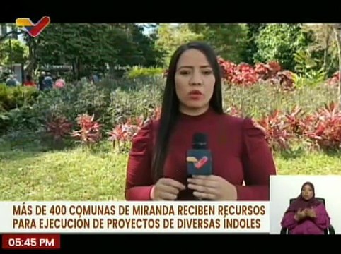 Comunas del estado Miranda reciben recursos y financiamientos para la ejecución de proyectos