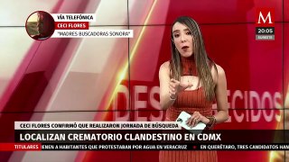 Ceci Flores reporta hallazgo de crematorio clandestino en CdMx