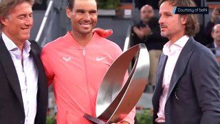 Nadal leaves the court for the final time in Madrid