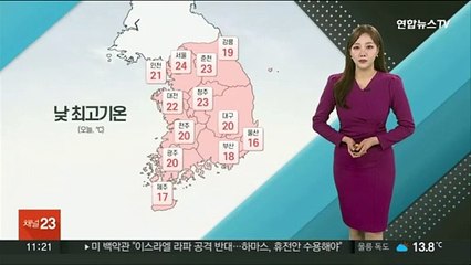 [날씨톡톡] 오늘까지 호남 '소나기'…큰 일교차 주의