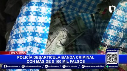 Скачать видео: Los Olivos: líder de banda de falsificadores de billetes cuenta con antecedentes policiales