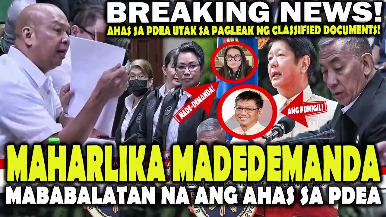Bistado! AHAS sa PDEA utak sa pagleak ng Classified documents! Maharlika made-DEMANDA!