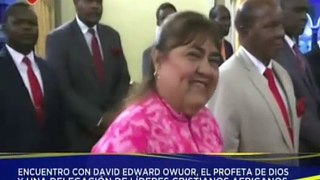 Pdte. Nicolás Maduro sostiene un importante encuentro con el profeta de Kenia David Edward Owuor