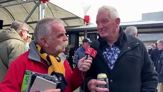 Horse racing: The Standard's Tim Auld with Geoff 'Boofa' Lewis