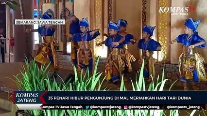 35 Penari Hibur Pengunjung di Mal Meriahkan Hari Tari Dunia