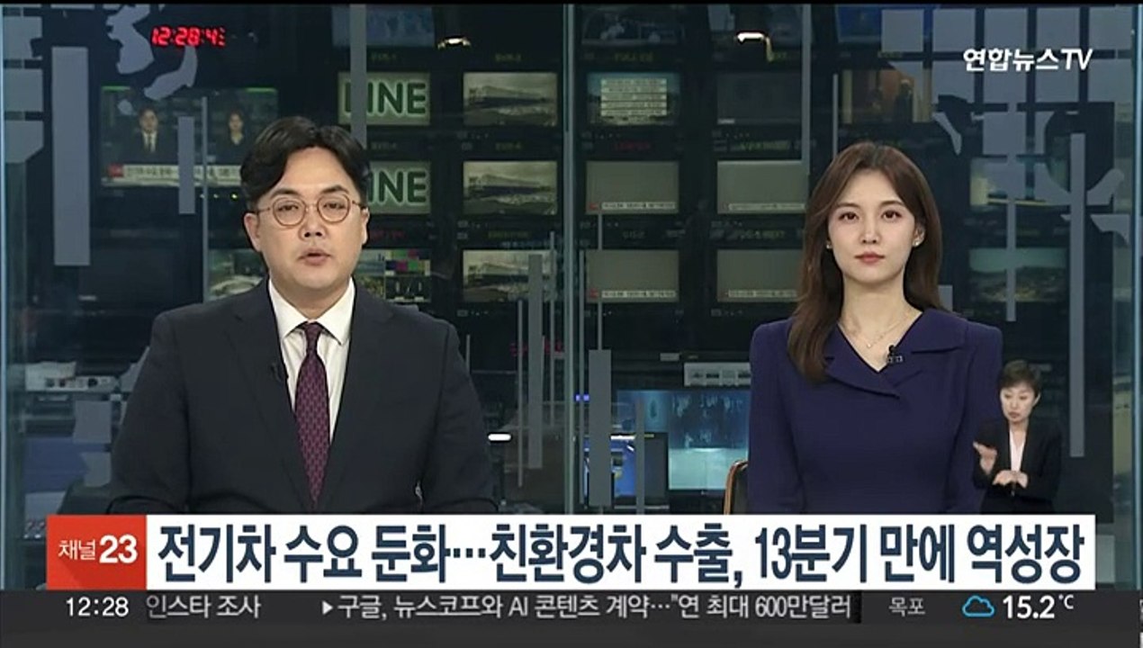 전기차 수요 둔화…친환경차 수출, 13분기 만에 역성장