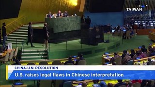 U.S. Officials Accuse China of Distorting U.N. Resolution for Geopolitical Gain